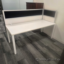 Axis Straightline Straight Desk w/ Front & Side Panel